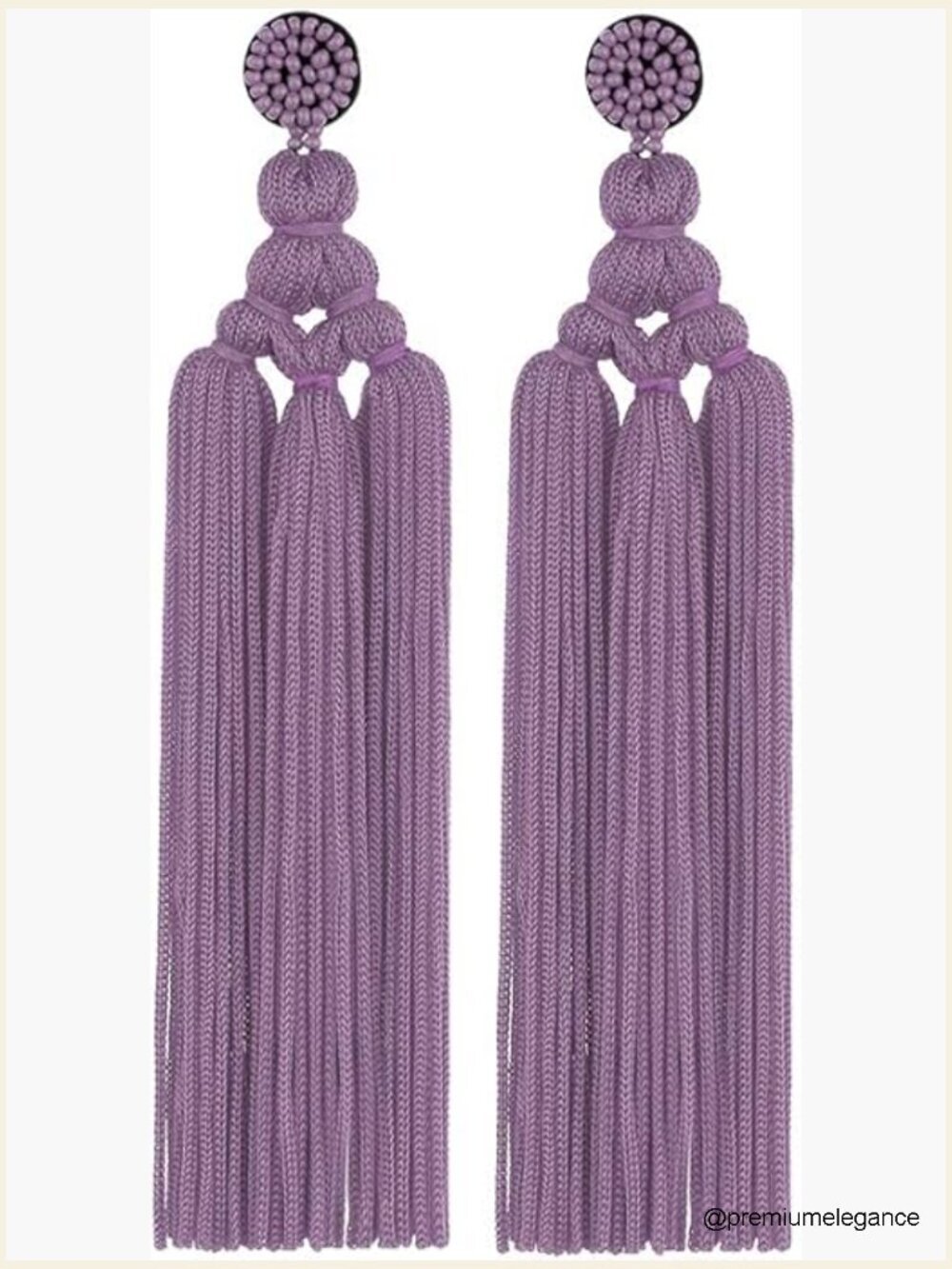 Bohemian Tassel Earrings Dangling Chandelier Boho Statement Thread Fringe Drop